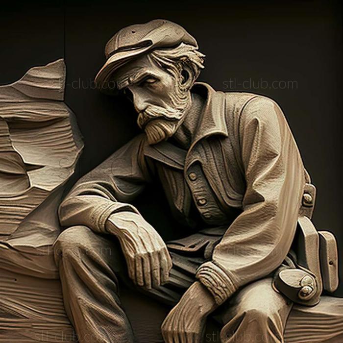 3D model Winslow Homer (STL)